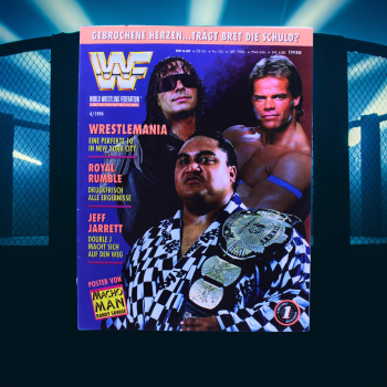 WWF Magazin Nr. 4 (1994) | Dino Verlag | Jeff Jarrett, Bret & Owen Hart, WrestleMania Highlights